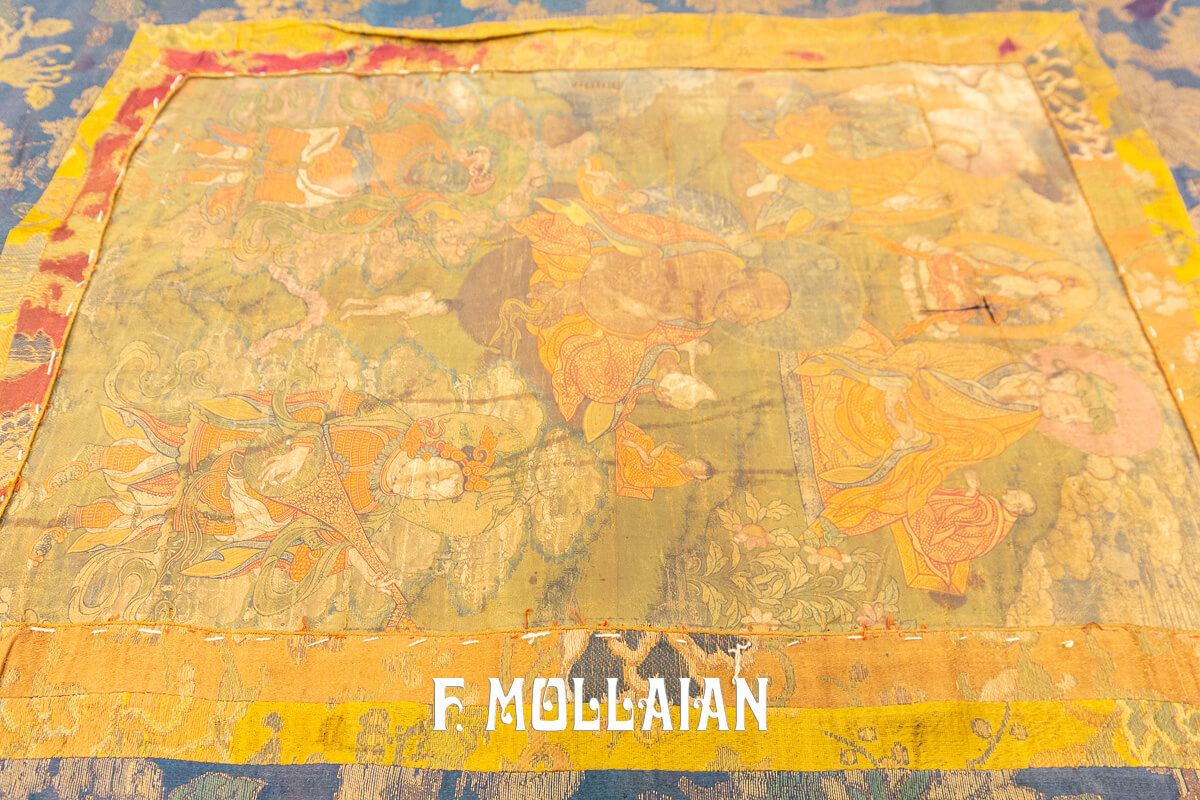 Antique Textile Thangka Tibetan 17-18 Century n°:669042